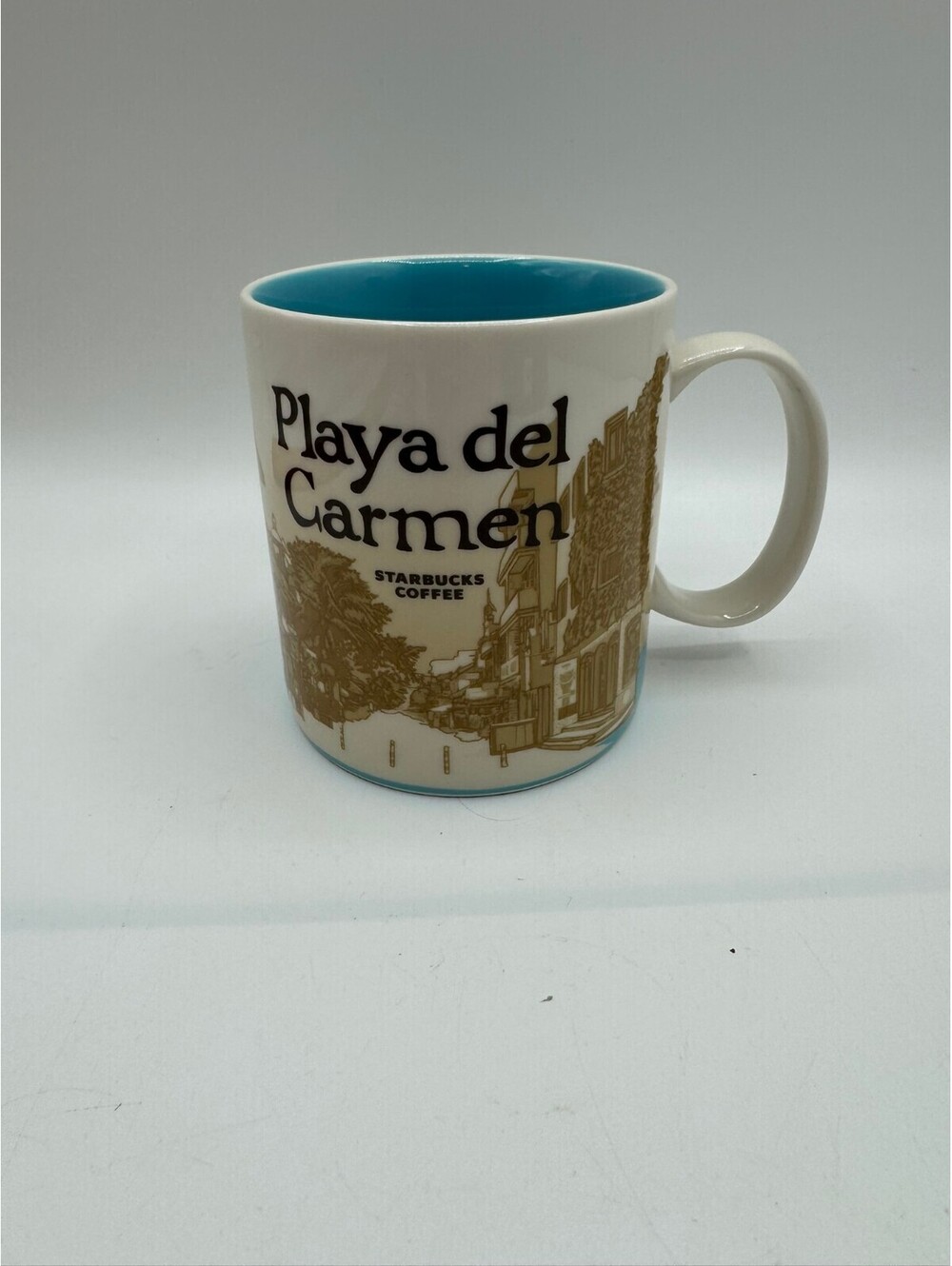 Starbucks Coffee Mug Playa Del Carmen 16 Oz ~ Like New - Never Used 2016